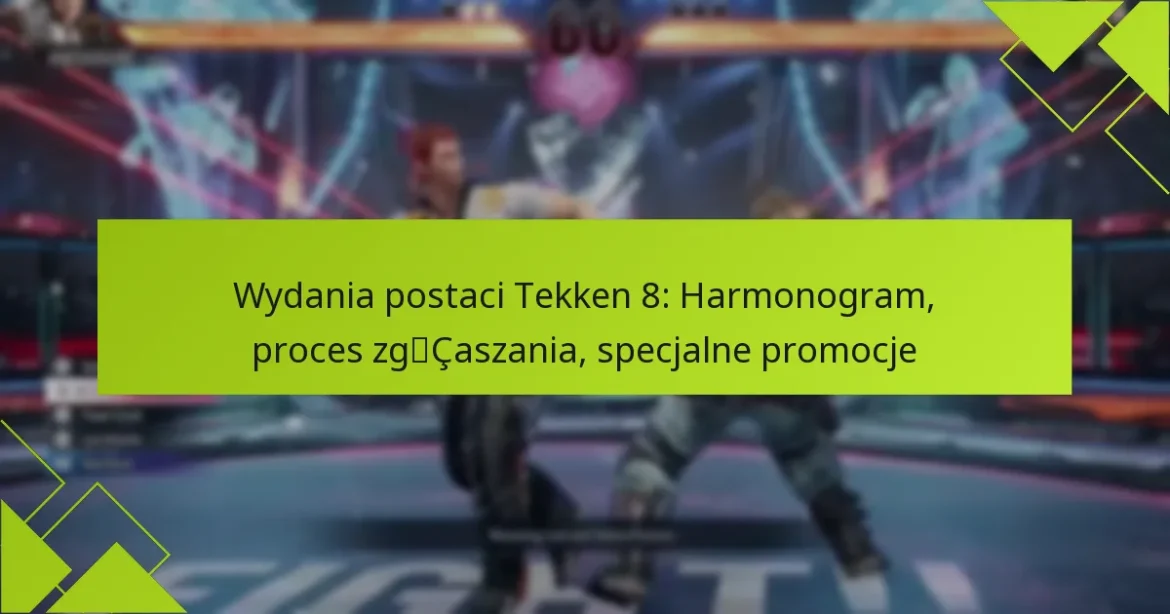 Wydania postaci Tekken 8: Harmonogram, proces zgłaszania, specjalne promocje